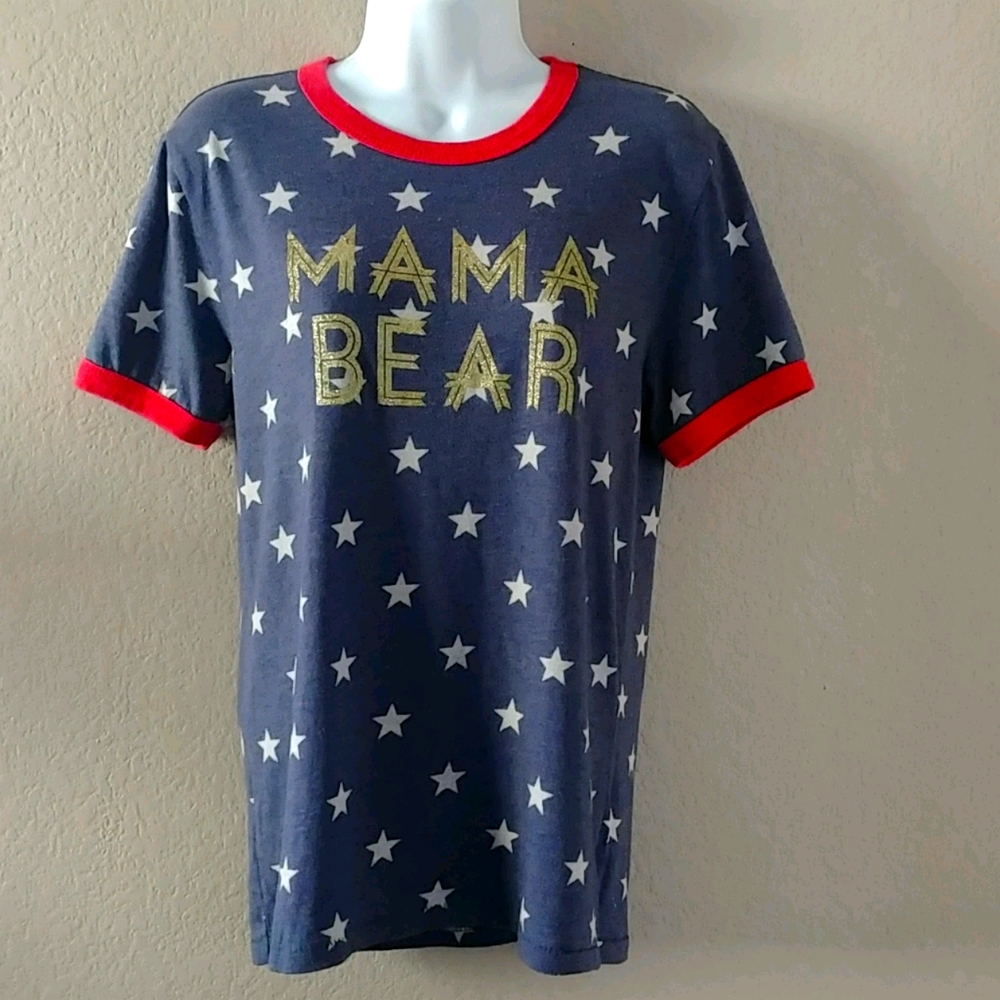 Mama Bear Star T-shirt Sz M